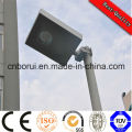 5 W 12V Panel solar y batería de litio Aleación de aluminio LED Luz de calle solar Housing Bridgelu Luz de calle integradora LED